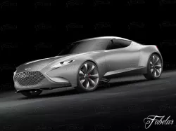 Hyundai HND-9 concept 3D model
