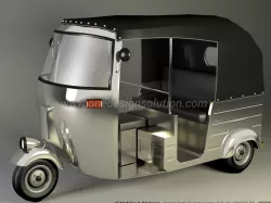 Indian Autorickshaw 3D model