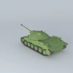 IS3 JS3 Soviet Tank 3D model