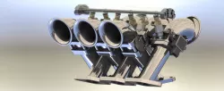 ITB set for GM 54 degree V6 Engine
