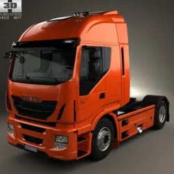Iveco Stralis 500 Tractor Truck 2012 3D model