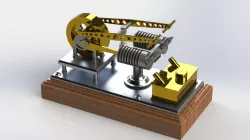 Jan Ridder's Two Cylinder Flame Eater Engine
