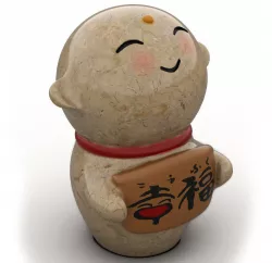 Japanese figurine 3D model