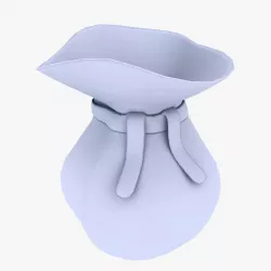 Leather Bag low poly Low-poly  3D model