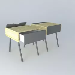Mandal Bedside table 3D model