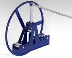 manual pipe bender rolling machine 