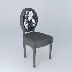 Marilyn chair Louis 3D model