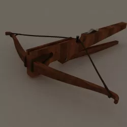 Medieval Crossbow 3D model