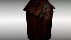 Medieval Cupboard Low-poly  3D model