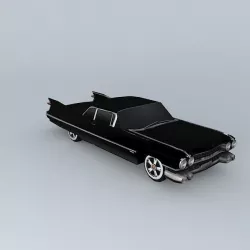 Men in black Low-poly  3D model