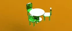 mesa y silla
