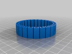 My Customized dual flexible name bracelet