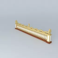 Naga Handrail 3D model