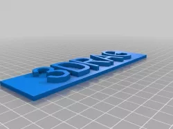 Nameplate 3DRAG