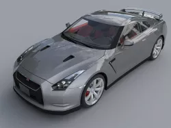 Nissan GTR 3D model