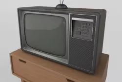 Old Retro TV 3D model