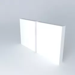 On the air set of two paintings 3D model