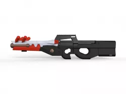 P90 EXT (barrel extension concept of FN P90)