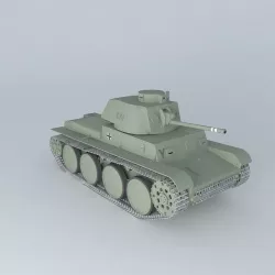 Panzerkampfwagen 38 t 3D model