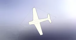 Paper plane "Pillangó"