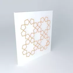 Pentagon pattern 3D model
