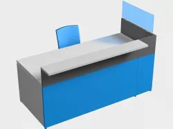 Philo desk 3D model