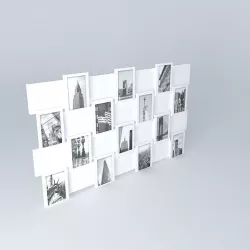 Photo Frame Offset Maisons du monde 3D model