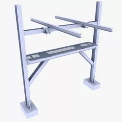 Pipeline Support 3D model