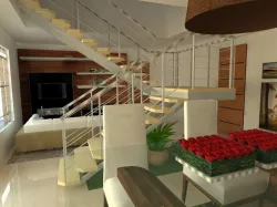 Projeto Escada Interiores 3D model