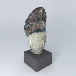 PURA TANAH statue 3D model