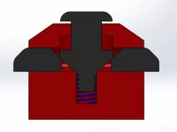 pushdown lock