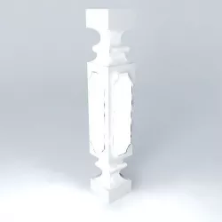 Railing Column 3D model