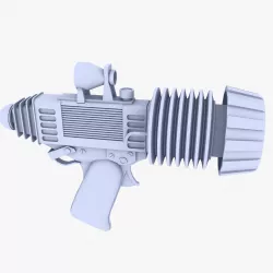 Ray Gun V2  Low-poly  3D model