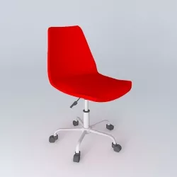 red chair BRISTOL houses the world  3D model