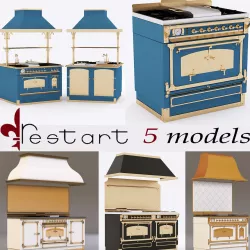 restart stoves 5 quality models 3D model