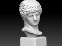 roman bust 3D model
