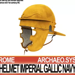 Roman Helmet Imperial Gallic Navy 3D model