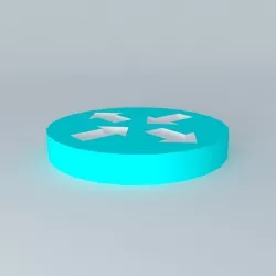 Router Symbol 3D model