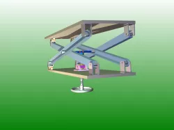 scissors elevator table