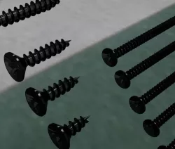 Screw on wood