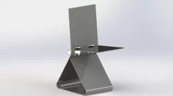 sheet metal backbone chair 