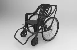 silla de ruedas de bajo costo