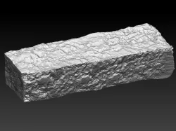 simple brick 3D model