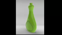 Simple plastic bottle 