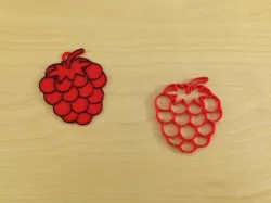 Simple Raspberry Keychain