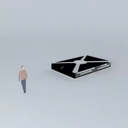 Sky card reader 3D model