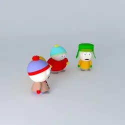 SOUTH PARK BOYS 3D model
