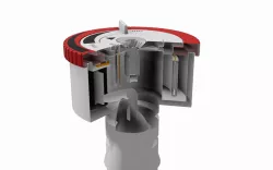 Spiral shaped pressure switch