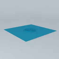 SPLASH blue 3D model
