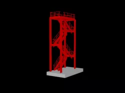 Structure steel for chemical plants
